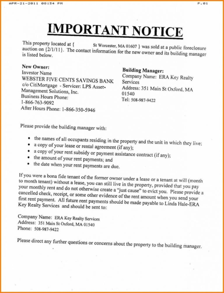 Notice Of Default Letter Template - 11+ Professional Templates Ideas With Regard To Notice Of Default Letter Template
