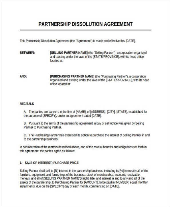 Partnership Agreement Examples - 60+ Samples In Pdf | Doc | Google Docs With Free Simple General Partnership Agreement Template