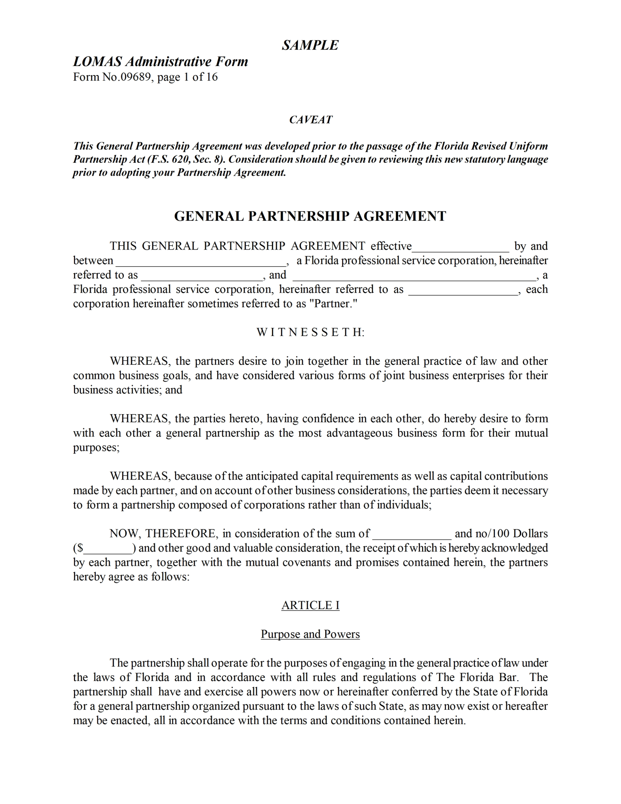 Partnership Agreement Template With Business Contract Template For Partnership