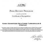 Peer Review - Kabat, Schertzer, De La Torre, Taraboulos &amp; Co. pertaining to Trade Union Recognition Agreement Template