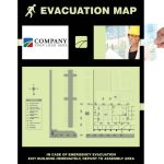 Personalized And Custom Signs: Evacuation Map Holders in Evacuation Label Template