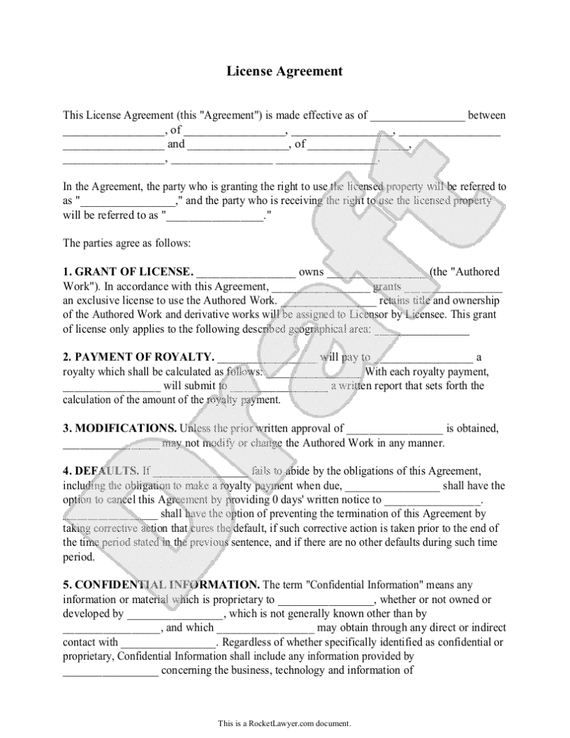 Photo Licensing Agreement Sample - Dream-Inuyasha with Photography License Agreement Template