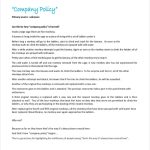 Policy Template - 10+ Free Word, Pdf Document Downloads | Free throughout Business Rules Template Word