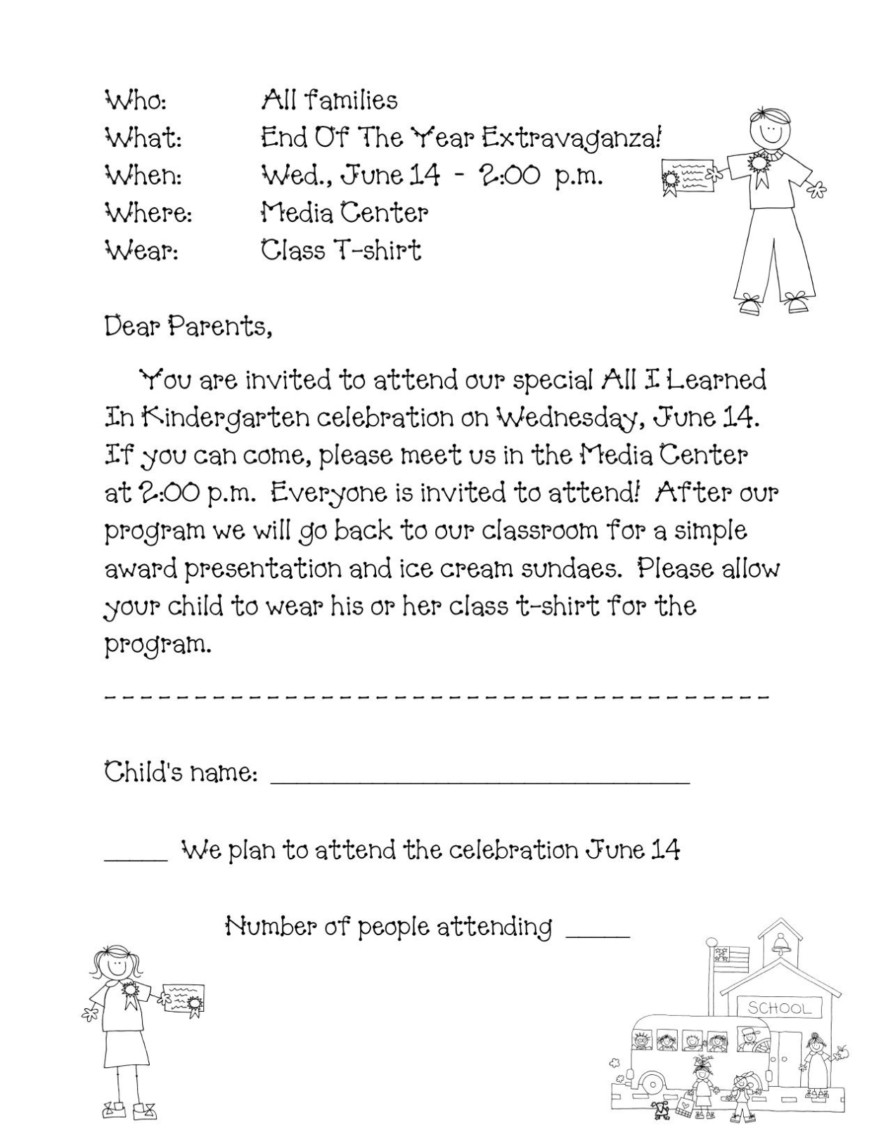 Preschool Welcome Letter To Parents From Teacher Template Samples in Letters To Parents From Teachers Templates