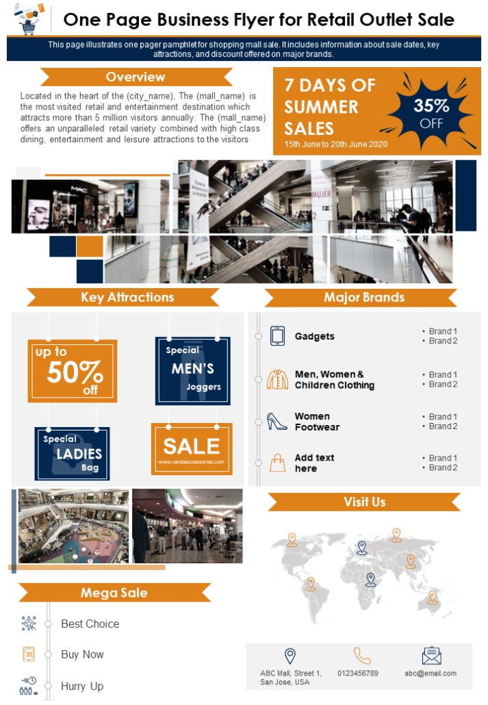 Presenting The Most Effective One Page Business Flyer Templates - The In 1 Page Flyer Template