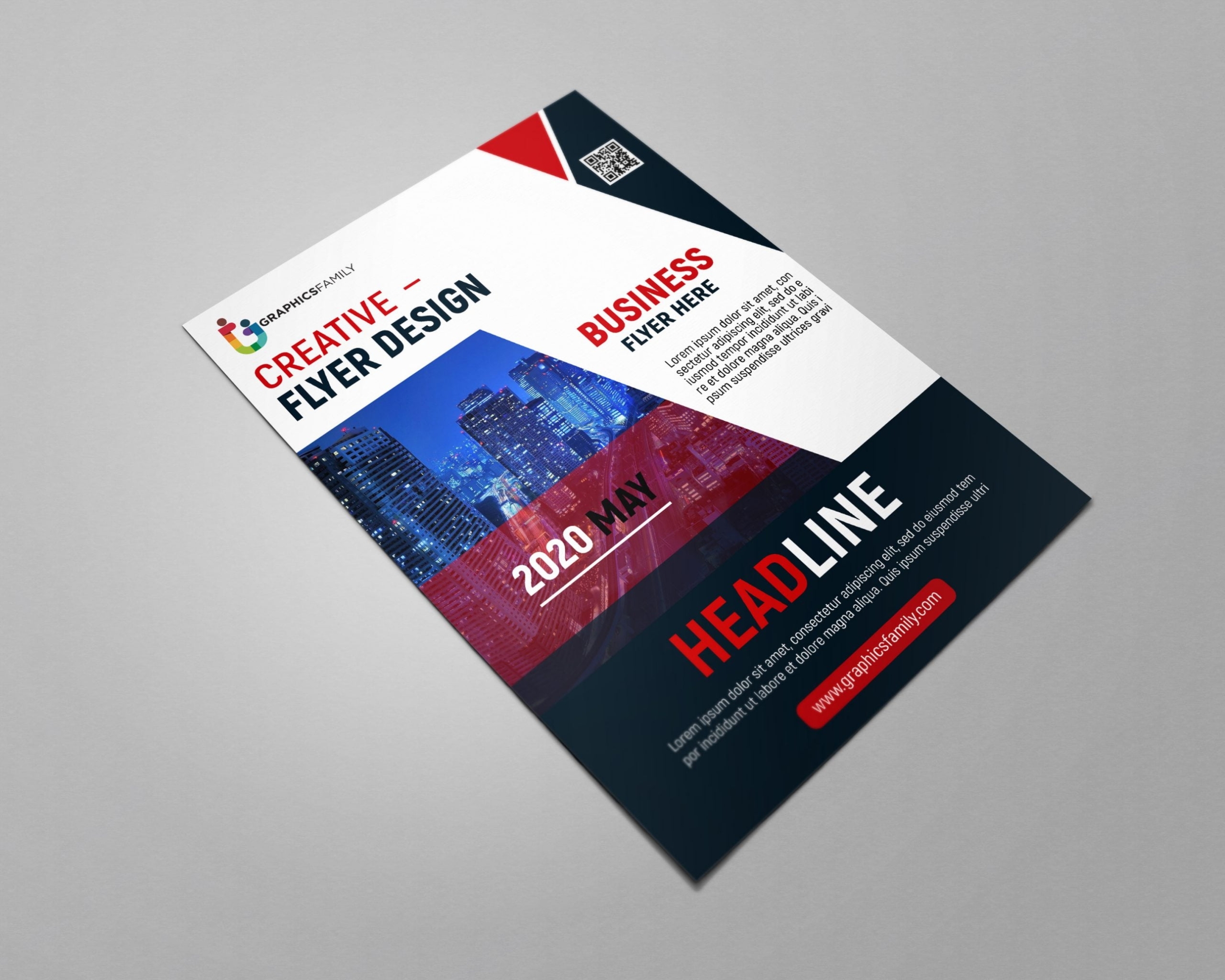 Professional Business Flyer Design Template Free Psd Download With Regard To Free Downloadable Flyer Templates