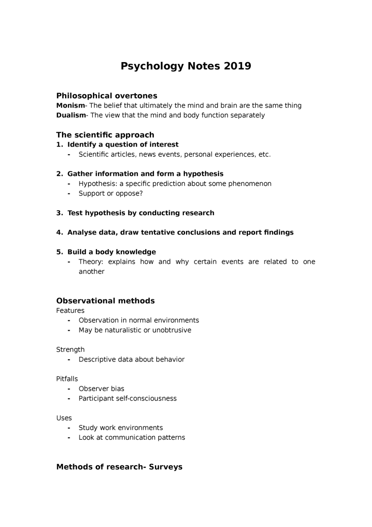 Psychology Psyc1101 Notes - Uwa - Studocu With Regard To Psychologist Notes Template