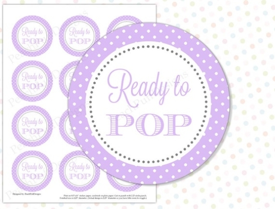 Ready To Pop Sticker Lilac Instant Download Ready To Pop For Ready To Pop Labels Template