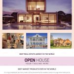 Real Estate Agency Open House Flyer Design Template In Word, Psd, Publisher intended for Real Estate Flyer Template Word