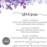Rehearsal Dinner Menu | Printable Templates | Hands In The Attic pertaining to Rehearsal Dinner Menu Template