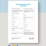 Restaurant Employee Meal Policy Template - Word (Doc) | Google Docs regarding Restaurant Cancellation Policy Template
