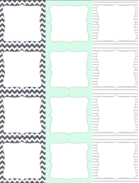 Round & Square Labels From Lizzy'S Collection | Free Printable Labels Regarding Microsoft Word Sticker Label Template