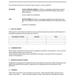 Sale Agreement For International Goods Template | By Business-In-A-Box™ within Business In A Box Templates