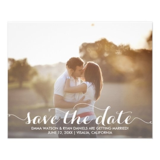 Save The Date Postcard Template Flyer | Zazzle Throughout Save The Date Flyer Template