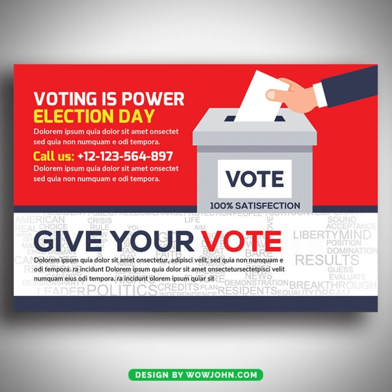 School Election Flyer Template Free Psd - Free Psd Templates, Png, Vectors Throughout School Election Flyer Template Free