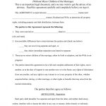 Separation And Property Settlement Agreement Template intended for Property Settlement Agreement Sample