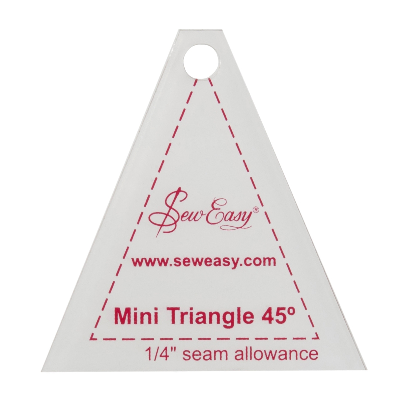Sew Easy Mini Triangle 45° Quilting/Patchwork Template 2.5 X 2.4″ - The Intended For 4 X 2.5 Label Template