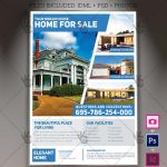 Simple Real Estate - A4 Flyer Psd Template + Indesign | Psdmarket within Real Estate Flyer Template Psd