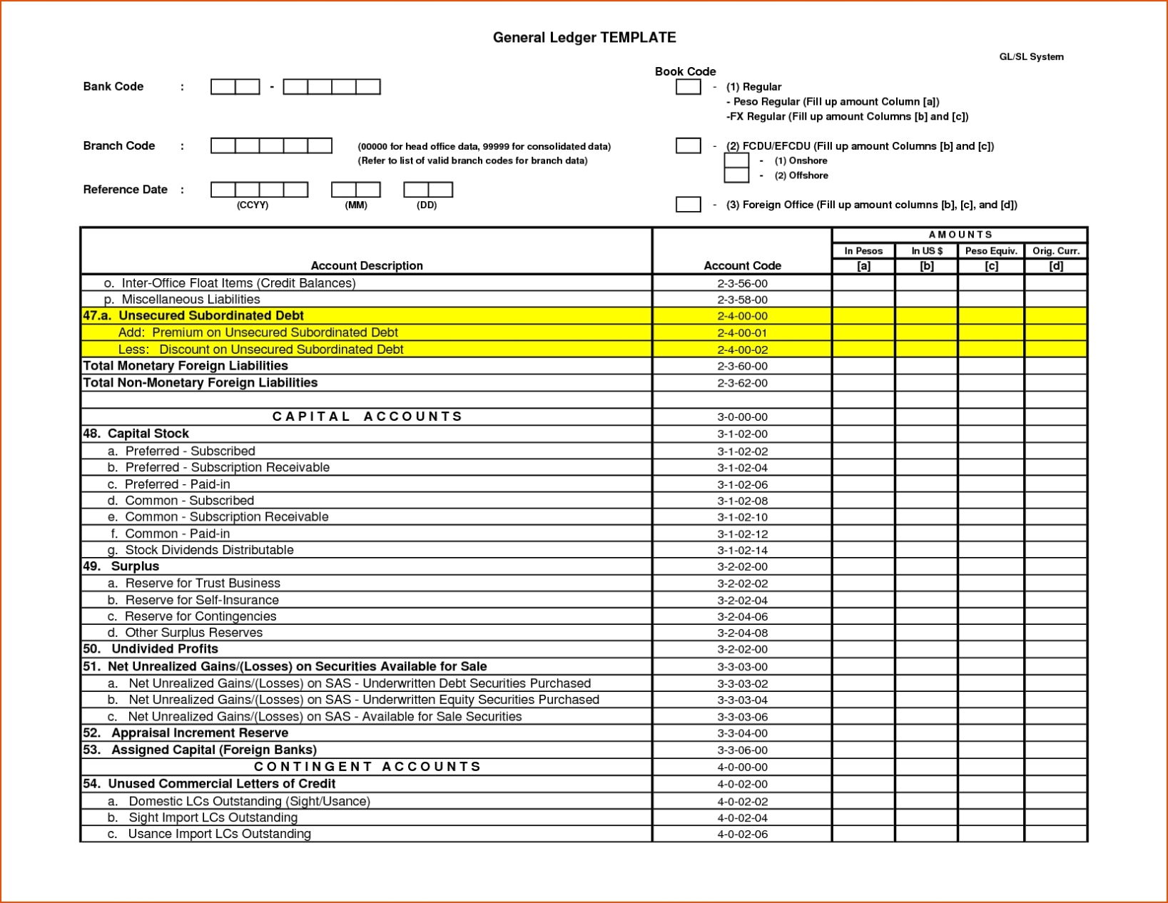 Small Business General Ledger Template — Db-Excel with regard to Business Ledger Template Excel Free