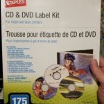 Staples Cd/Dvd Label Kit - 23034 For Sale Online | Ebay throughout Staples Dvd Label Template