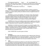 Supplier Agreement Contract Template | Doctemplates with Supplier Quality Agreement Template