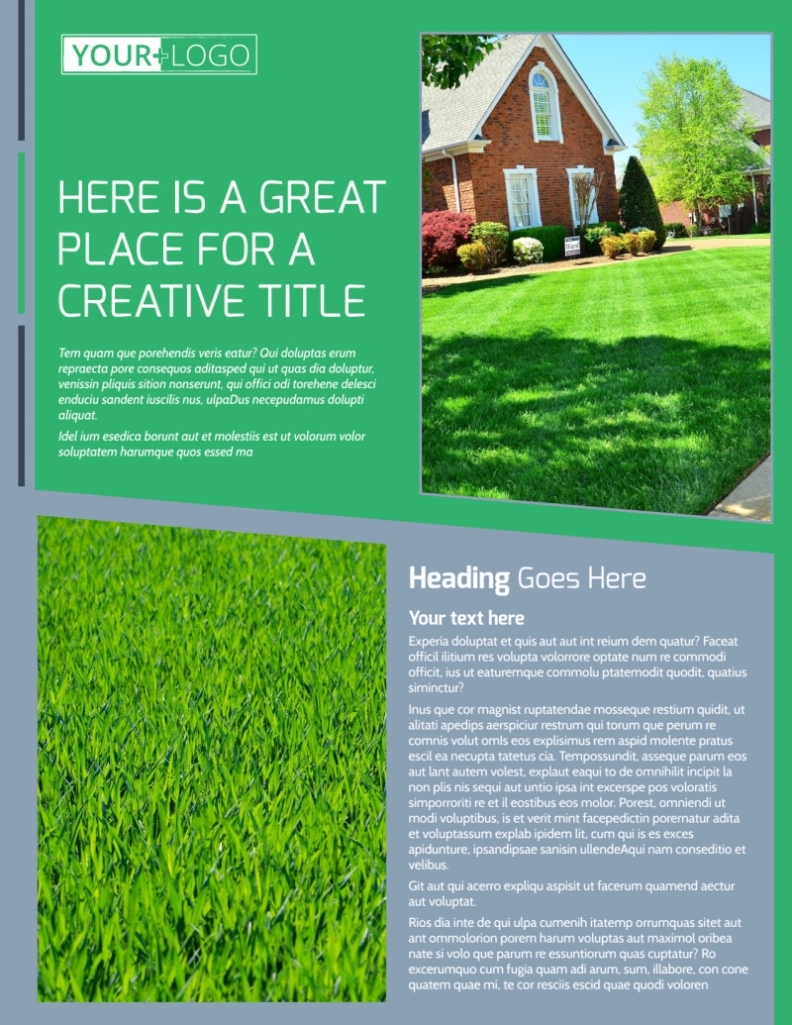 Tailored Lawn Care Flyer Template | Mycreativeshop intended for Landscaping Flyer Templates