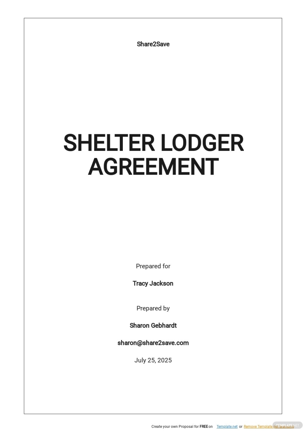 Termination Of Lodger Agreement Template - Google Docs, Word, Apple Regarding Shelter Lodger Agreement Template