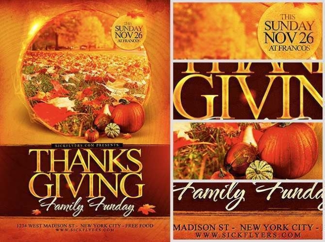 Thanksgiving Flyer Template Free Download - Cards Design Templates Pertaining To Thanksgiving Flyers Free Templates