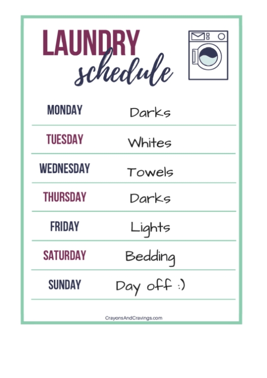 Top 5 Unsorted House Cleaning Schedule Templates Free To Download In pertaining to Free Laundromat Business Plan Template