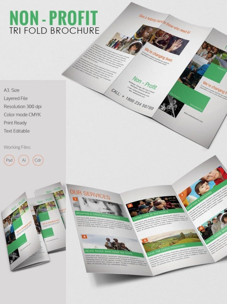 Tri Fold Brochure Template - 43+ Free Word, Pdf, Psd, Eps, Indesign With Flyer Maker Template