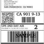 Ups Label Template | Printable Label Templates pertaining to Package Shipping Label Template