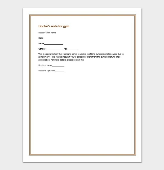 Urgent Care Doctors Note Template Database With Urgent Care Doctors Note Template