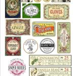 Vintage Style Spice Labels pertaining to Antique Labels Template