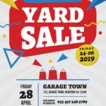 Yard Sale Premium Flyer Design Template In Word, Psd, Illustrator with regard to Yard Sale Flyer Template Word